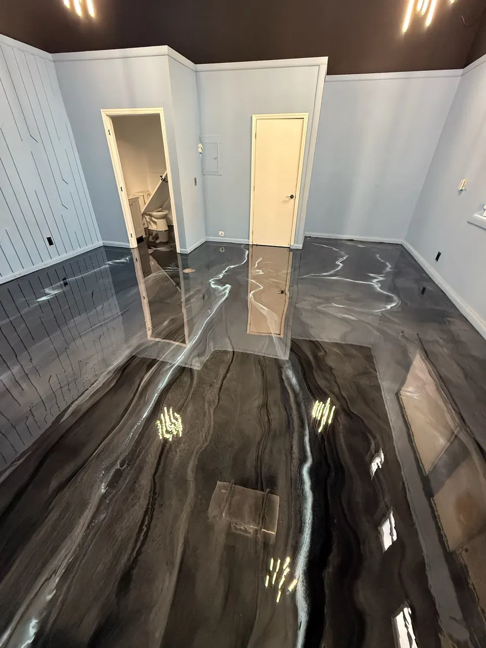 Real epoxy floor installed by Miami Prime Epoxy — project 6